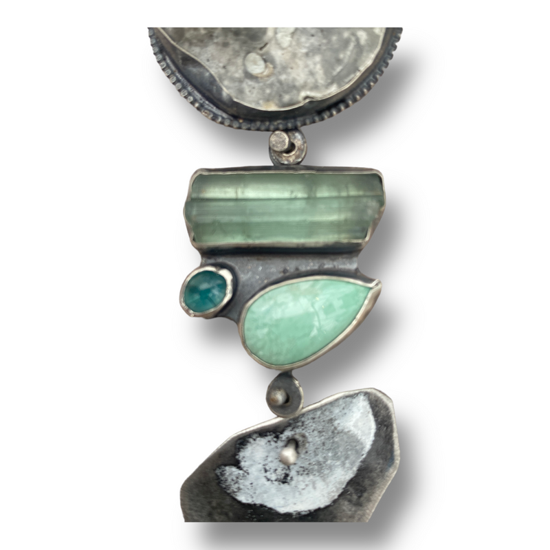Shell and Variscite Necklace