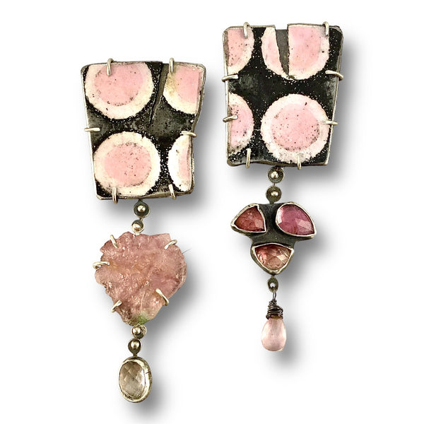 Pink-A-Dot Earrings